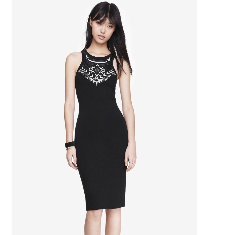 Express Black dress size M